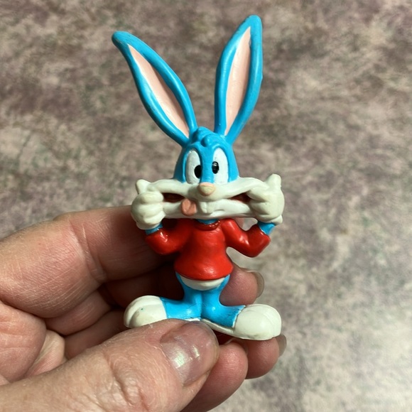 Vintage Buster Bunny Looney Tunes PVC Figure - Picture 4 of 4